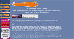 Desktop Screenshot of childrenschurchgames.com